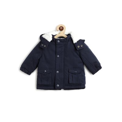 Infants Dark Blue Long Sleeve Jacket